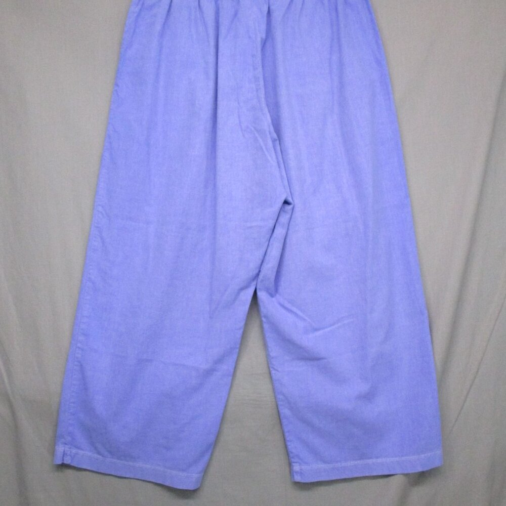 Fresh Produce Wide Leg Gaucho Pants Blue Women Size | L - Picture 7 of 8